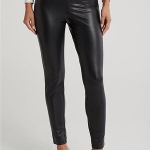 Laundry By Shelli Segal Black Faux Leather Pants